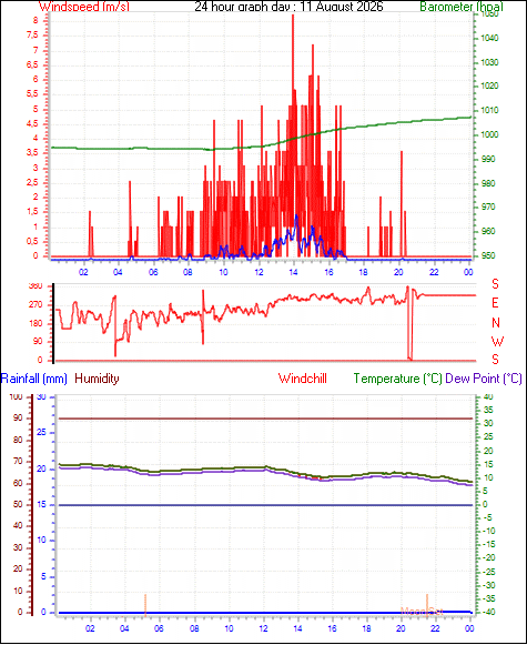 24 Hour Graph for Day 11